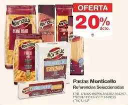 Makro Pastas Monticello oferta