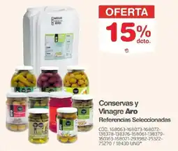 Makro Conservas y Vinagre Aro oferta