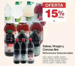 Makro Salsas, Vinagre y Cerezas Aro oferta