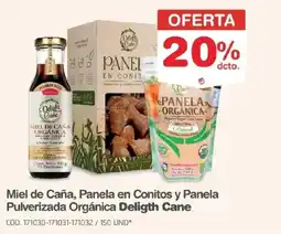 Makro Delight Cane Miel de Caña, Panela en Conitos y Panela Pulverizada Orgánica oferta