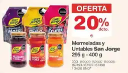 Makro Mermeladas y Untables San Jorge oferta