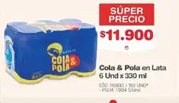 Makro Cola & Pola en Lata oferta