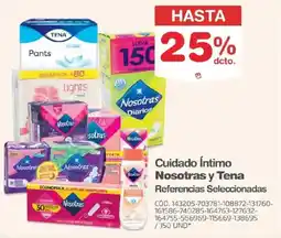 Makro Nosotras y Tena Cuidado intimo oferta