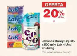 Makro Jabones Carey Líquido y Lak oferta