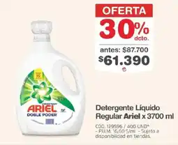 Makro Ariel Detergente Líquido Regular oferta