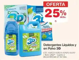 Makro Detergentes Líquidos y en Polvo 3D oferta