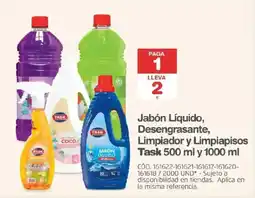 Makro Task jabón líquido desengrasante limpiador y limpiapisos oferta