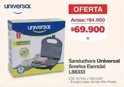 Makro Universal sanduchera sonrisa esencial oferta