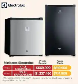 Makro Minibares Electrolux oferta