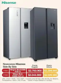 Makro Hisense Nevecones Side By Side oferta