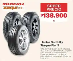 Makro Sunfull Torque llantas oferta