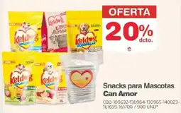 Makro Keldog Snacks para Mascotas Can Amor oferta