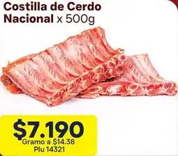 La Gran Colombia Costilla de Cerdo Nacional oferta