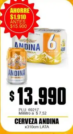 Mercapava Cerveza Andina oferta