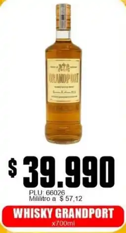 Mercapava Whisky Grandport oferta