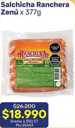 La Gran Colombia Ranchera salchicha premium oferta