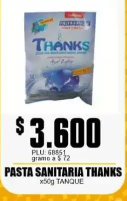 Mercapava Pasta sanitaria thanks oferta