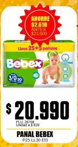 Mercapava Panal bebex oferta