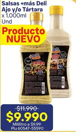 La Gran Colombia Salsas más Deli Ajo y/o Tártara oferta