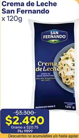 La Gran Colombia San Fernando crema de leche oferta