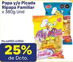 La Gran Colombia Ripapa Papas Fritas Familiar oferta
