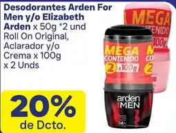 La Gran Colombia Arden Men Desodorantes y/o Elizabeth Arden Roll On Original, Aclarador y/o Crema oferta
