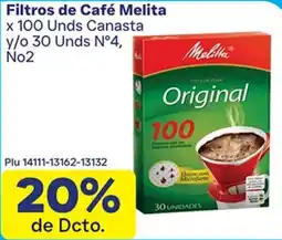 La Gran Colombia Filtros de Café Melita oferta