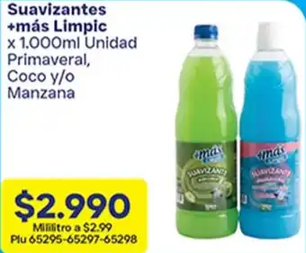 La Gran Colombia Suavizantes más Limpic oferta