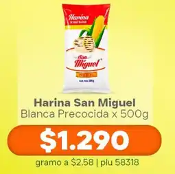 La Gran Colombia Harina San Miguel Blanca Precocida oferta