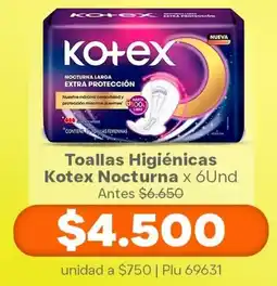 La Gran Colombia Kotex Toallas Higienicas Nocturna oferta