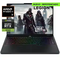 Falabella PORTATIL GAMER LEGION 5 - RYZEN 7 - RTX 5060 8GB - 16GB RAM - 1TB SSD - 15.3 WUXGA 165 Hz oferta