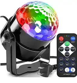 Falabella Luz Bola Discoteca Fiesta Dj Control Audioritmica 7 Colores oferta
