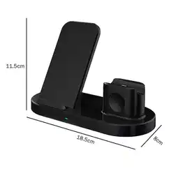 Falabella Base de Carga Wireless 3 en 1 con Soporte para Celular, Reloj y Audífonos oferta