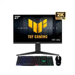 Falabella MONITOR TUF GAMING - 27 - 210HZ - PANEL IPS - 0,3MS - PIVOTE - QHD - ADAPTIVE SYNC + COMBO 2-1 oferta