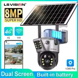Falabella Camara Solar Doble Lente Panel Solar Bateria 8000mA Wifi oferta