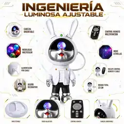 Falabella Proyector Galaxia Conejo Astronauta oferta