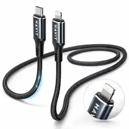 Falabella Cable de Datos y Carga de USB-C a LIGHTNING, Carga Rápida, Velocidad PD27W, 1MT Trenzado oferta