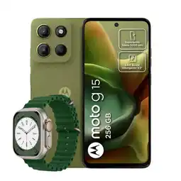 Falabella Celular G15 4Gb Ram 256GB 4G Verde + Smartwatch Mobula H8 Ultra oferta