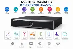 Falabella NVR IP 32CH Con IA Facial, AcuSenseAcuSeekAcuSearch Y Salida HDMI 4K oferta