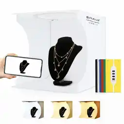 Falabella Caja De Luz Led 30x30cm Estudio Fotográfico 6 Fondos Puluz oferta