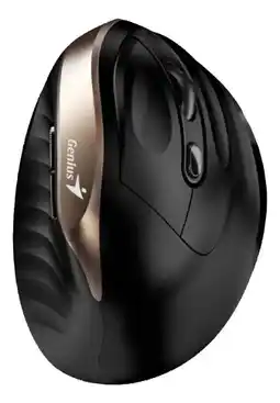Falabella Mouse Inalambrico Ergonomico Vertical 8250s Negro - Dorado oferta