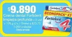 Metro Fortident - crema dental limpieza profunda oferta