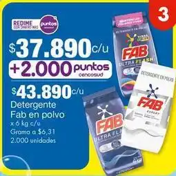 Metro Fab - detergente en polvo oferta