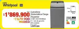 Metro Whirlpool - lavadora automática carga superior oferta
