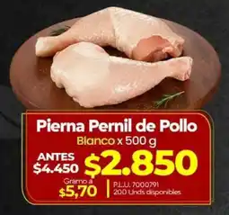 Supermercados Surtiplaza Pierna Pernil de Pollo Blanco oferta