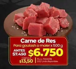 Supermercados Surtiplaza Carne de Res oferta