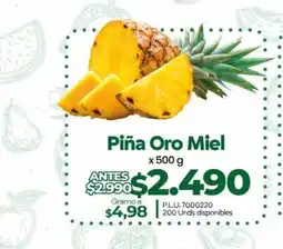 Supermercados Surtiplaza Piña Oro Miel oferta