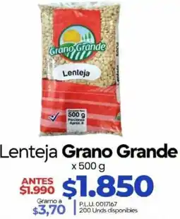 Supermercados Surtiplaza Lenteja Grano Grande oferta