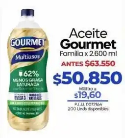 Supermercados Surtiplaza Aceite Gourmet oferta