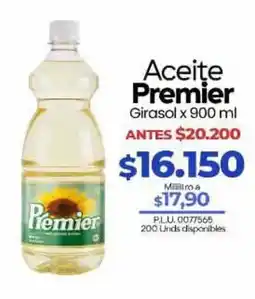 Supermercados Surtiplaza Premier Aceite Girasol oferta
